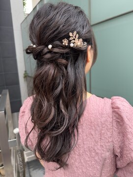 ティエラ 原宿 表参道(Tierra) 〈Tierra毛利仁美〉デイリーヘアにもおすすめ!ハーフアップ