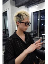 ラベル 渋谷(LAVEL)&nbsp;スパイキーショート 泣きっぱなしブロンド