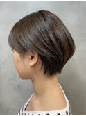 カラーレディースショートボブくびれショートショコラブラウン
