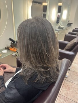 松本平太郎美容室 銀座パートフォー(PART４) 白髪ぼかしハイライト　　◎３０代　４０代　５０代