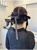 お呼ばれヘアセット