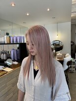 ラウブロッサム 大宮西口店(Lau Blossom) ダブルカラー、ケアブリーチ、ピンクローライト、大宮駅