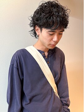 ヨハク 大阪梅田中崎町(yohaku) <98>メンズカット×ニュアンスパーマ♪学割U24・ブリーチも人気