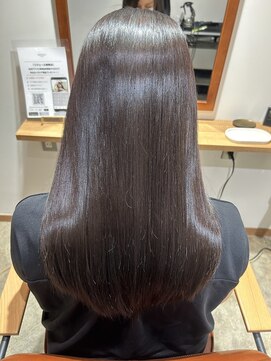 リジェール 鶴舞店 髪質改善カラー＋パウダートリートメント2回目