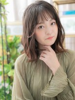 カバーヘア ブリス 大宮西口(COVER HAIR bliss) ★オリーブグレー裾カラーウェットヘアウルフカット30代40代★1