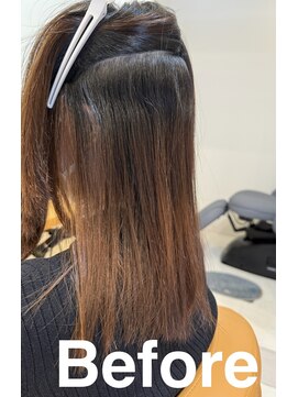 スリーク(SLEEK) SLEEK式髪質改善【縮毛矯正】ビフォー内側