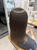 オリジンズヘアーセカンド 守谷店(Origins hair 2nd)&nbsp;グレージュ × BYKARTE TR