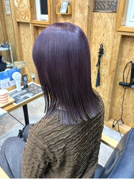 ラベンダー/ダブルカラー/ケアブリーチ/髪質改善/新潟