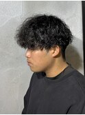 MEN’S HAIR/サーフカール/刈り上げセンターパート/群馬高崎