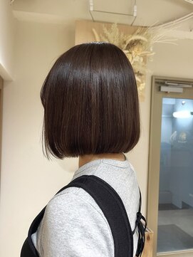 クーナバイトマト 横浜(Cuna by TOMTO) 【KANO】内巻きボブ  結べるボブ  ラベンダーブラウン