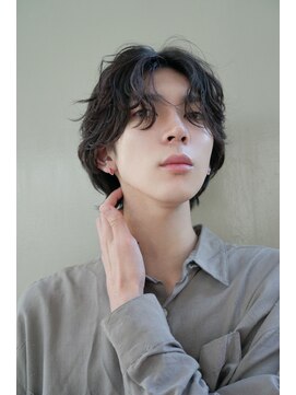 エレン 向ヶ丘遊園 登戸(ELEN) メンズカットパーマニュアンスフェザー毛流れスパイラル登戸