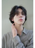 メンズカットパーマニュアンスフェザー毛流れスパイラル登戸