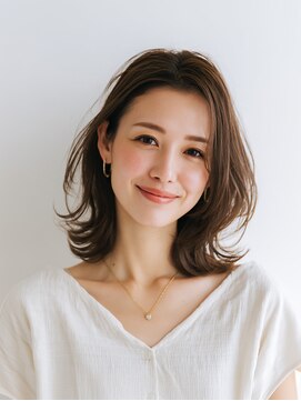 e.m.a プレミアムビューティーサロン 栄駅店(e.m.a PREMIUM BEAUTY SALON) レイヤーカット/イメチェン/外ハネボブ/美髪/ワイドバング/髪型