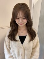 ムージー(moug)&nbsp;オリーブベージュ/暗髪/韓国/広島/袋町
