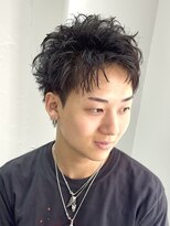 シーク 八王子(CHIC) スパイキーショート×無造作パーマ【八王子】