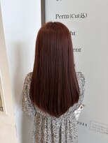 カイノ イオンモール草津店(KAINO) 艶感ポピーブラウンのストレートロング