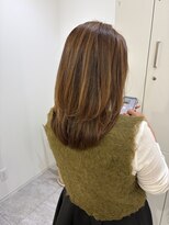 グラムヘアー(GLAM HAIR) ハイライト×レイヤーカット