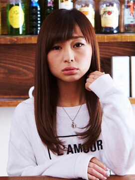 美容室チック 大島店(chic) ストレートなのに自然なやわらかさを提案します♪【大島】