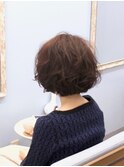 お客様スナップ　”可愛いmixパーマボブ”
