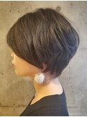 黒髪大人ショートボブ