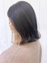 アイティー バイ アルバム 中野店(IT by ALBUM)&nbsp;インナーカラー_ホワイトアッシュエアリーミディ_ba318591