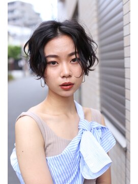 バサ 新所沢店(BASSA) ショートボブパーマヘア 小顔に見せたい