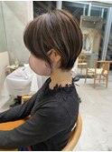【 mee. 】オオニシ ボブ ショート 前髪 イメチェン