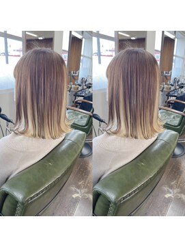 ヘアーサロン リバース(Hair Salon Rebirth) 【防府/Rebirth】切りっぱなしボブ