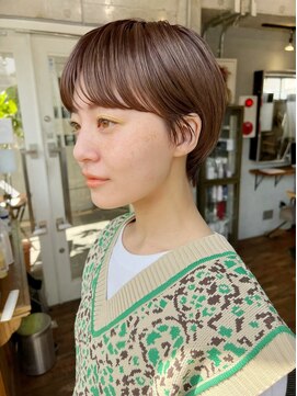エムクランメイクス 原宿 表参道(m.clan MAKE'S) マッシュショートヘア丸みショートボブ20代30代表参道