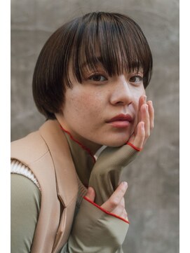 ガレージ バイ グリーン 原宿 表参道(Garage by green) 【loki】モカブラウン×マッシュショート