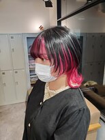 エイト 池袋店(EIGHT ikebukuro) ケアブリーチでピンクカラー☆