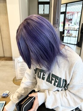 ヘアーアイスカルテット(HAIR ICI QUARTET) 透明感カラー★20代30代ダブルカラーブリーチラベンダーブルー