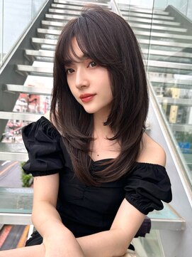 グロー 大宮(GLROW) 韓国大宮顔周り髪質改善レイヤー前髪カットくびれ韓国風韓国ヘア