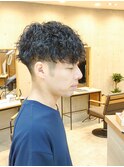 ツーブロ/メンズカット/メンズパーマ/ツイストスパイラル/目黒