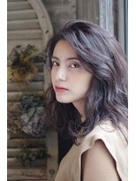 レト 新小岩(reto)&nbsp;外国人風３Dナチュラルパーマ×セミロング【20代30代40代50代】