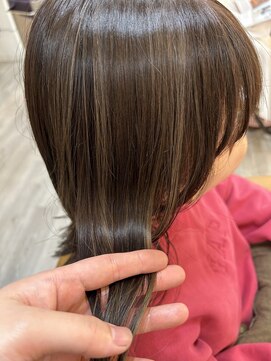 アドラーブル けやき通り店(adorable) くびれミディ透明感ハイライトチョコレートブラウン