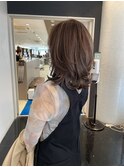 ★岡田有加★20代30代★銀座★大人女性のハイライトセミディ