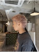 【三野隼澄】ホワイトグレージュ×スパイキーショート