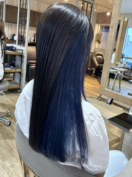 ヘブンリー(heavenly) インナーカラー/インナーブルー/ネイビーブルー/ブルーブラック