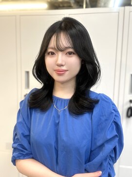 アリュウル 表参道(ALLURE) ダークグレージュ×ミディアムくびれヘア○【KAKO】