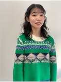 おおきなウェーブでカーリーに