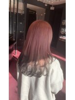 アース 鈴鹿店(HAIR&MAKE EARTH) ピンク×グレーデザインカラー