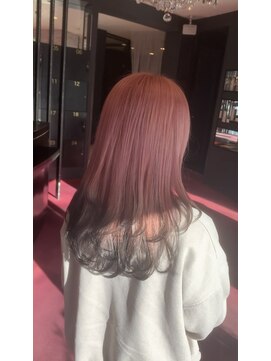 アース 鈴鹿店(HAIR&MAKE EARTH) ピンク×グレーデザインカラー