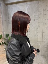 ココモ(KOKOMO)&nbsp;【三谷大樹】ワインレッド/ブリーチ無しダブルカラー