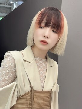 ロテ 名古屋 名駅店(Lote.) イメチェン/ホワイトブロンド/外ハネボブ/美髪/名古屋/名駅