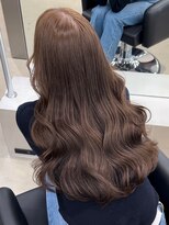 ペレ 栄 アネックス(PELE栄ANNEX) 韓国 くびれロング レイヤー ワンホンヘア 小顔前髪