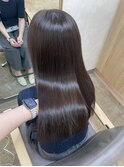艶ロング/ブラウンベージュ/赤み消しカラー