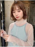 【MINX】似合わせ小顔レイヤーボブウルフ_銀座/髪質改善