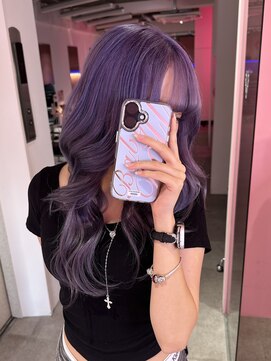 ダズリングディア(Dazzling Deer) パープル／ロング／暗めカラー