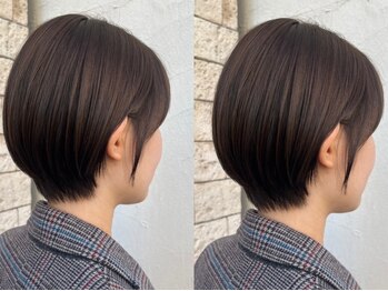 シュモレポルターレ(Shumore portare)の写真/前髪,顔周りのカットで印象UP*再現性の高いショートに定評◎[東雲駅/豊洲駅/縮毛矯正/髪質改善/白髪染め]